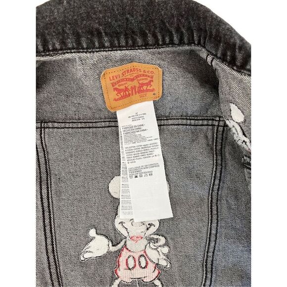 LEVI'S® X DISNEY MICKEY MOUSE EX-BOYFRIEND TRUCKER JACKET boys size 4T - Picture 4 of 4